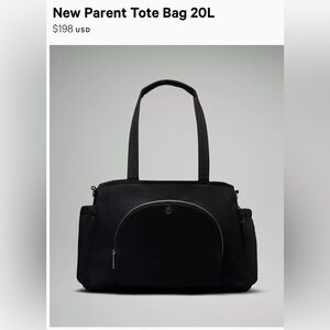 Lululemon New Parent Tote Bag 20L